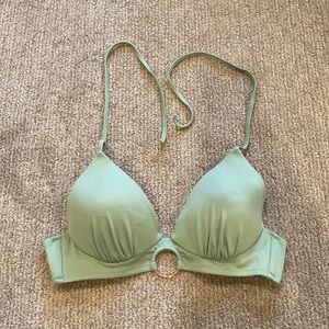 Sea foam Green Bikini Top, size 34C